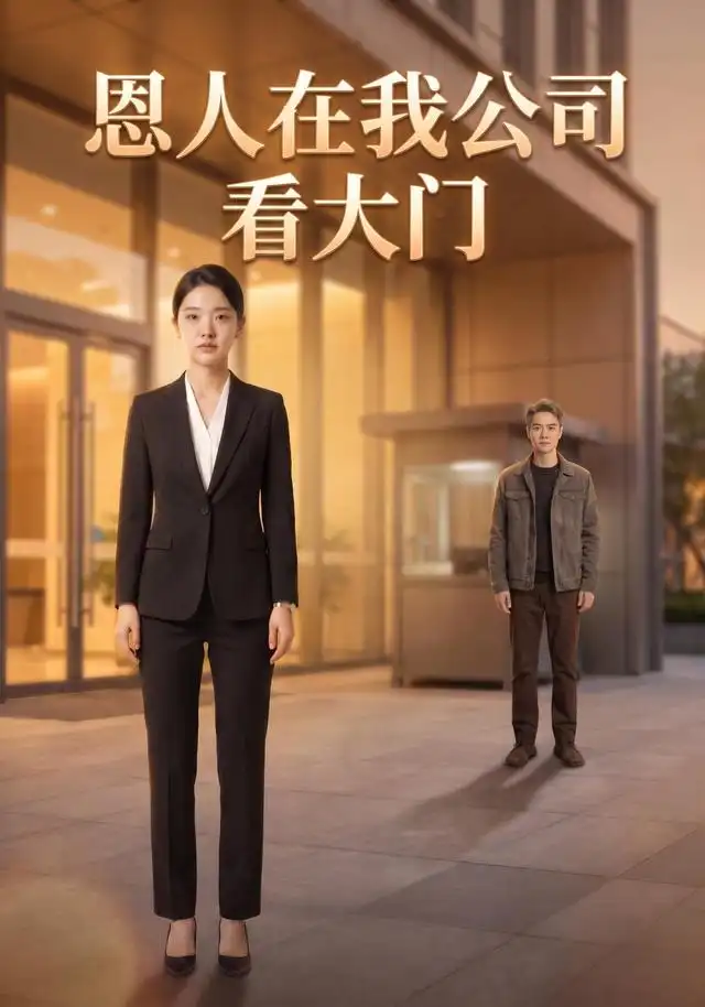 短剧《恩人在我公司看大门 (71集) AI短剧》海报
