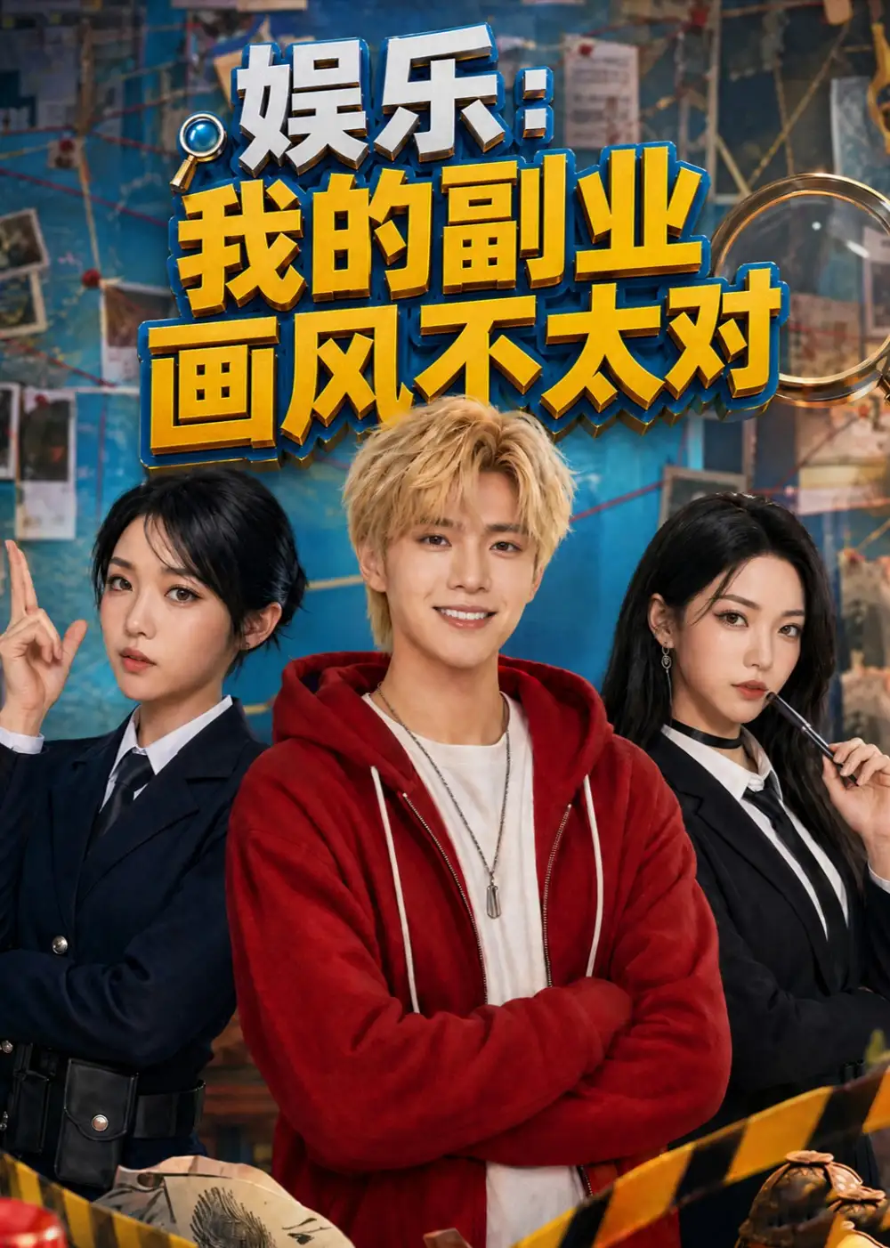 短剧《娱乐我的副业画风不太对 (71集)》海报