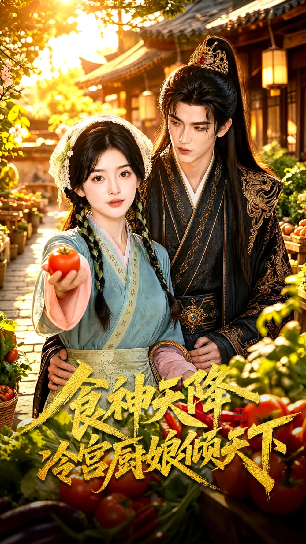 短剧《食神天降冷宫厨娘倾天下 (70集)》海报