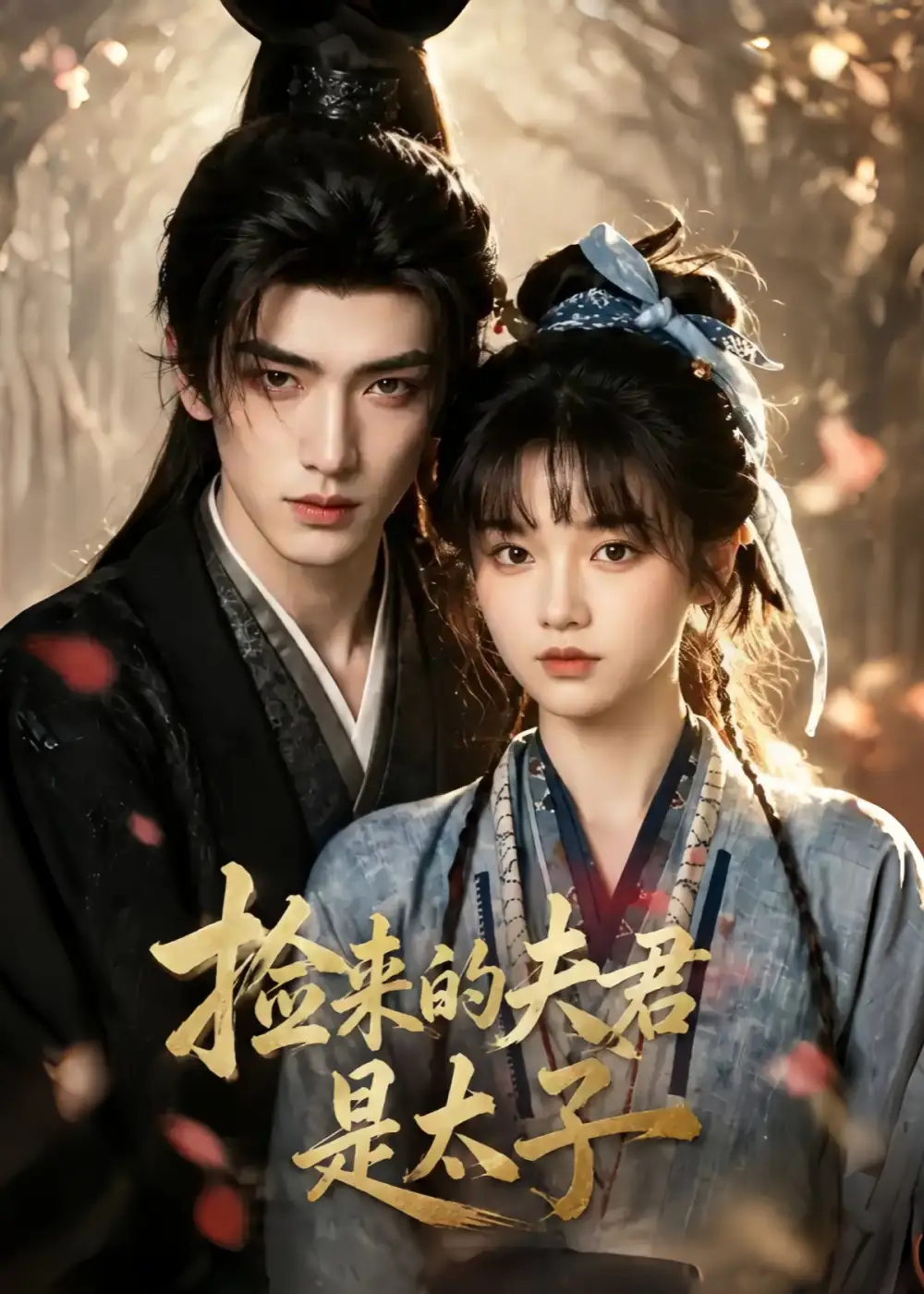 短剧《捡来的夫君是太子 (54集)》海报