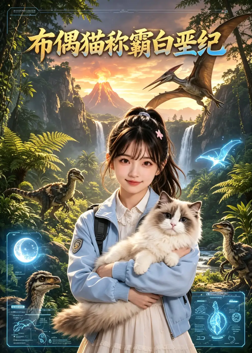 短剧《布偶猫称霸白垩纪 (31集)》海报