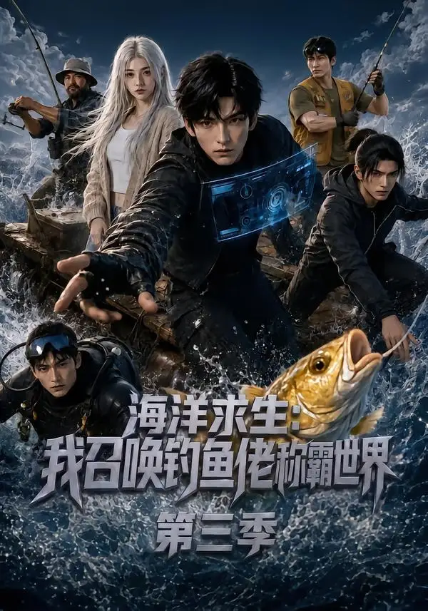 短剧《海洋求生我召唤钓鱼佬称霸世界第三季 (101集)》海报