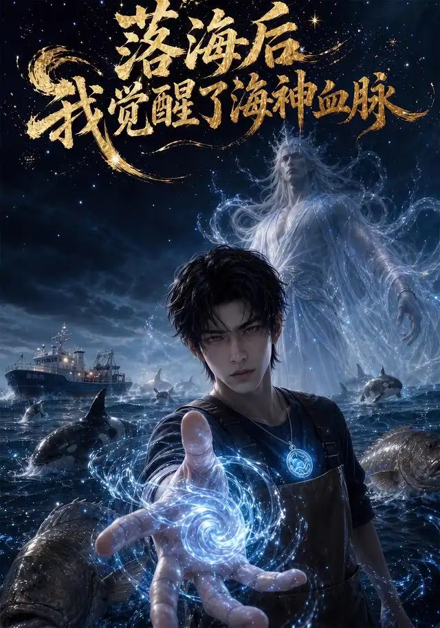 短剧《落海后我觉醒了海神血脉 (72集) AI短剧》海报