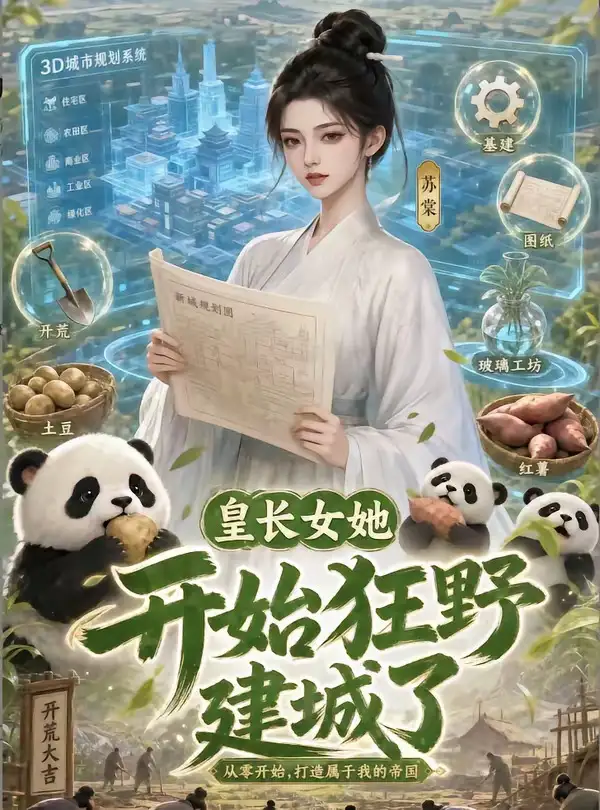 短剧《皇长女她开始狂野建城了 (50集)》海报