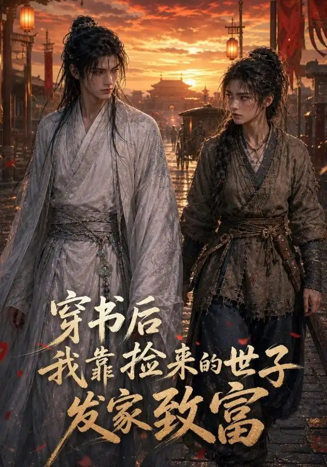 短剧《穿书后我靠捡来的世子发家致富 (61集)》海报