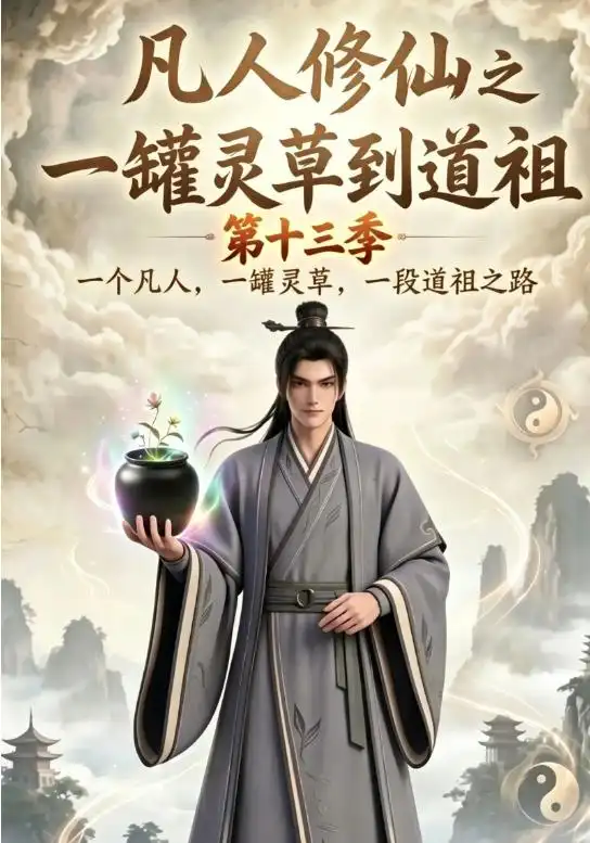 短剧《凡人修仙之一罐灵草到道祖第十三季 (100集)》海报