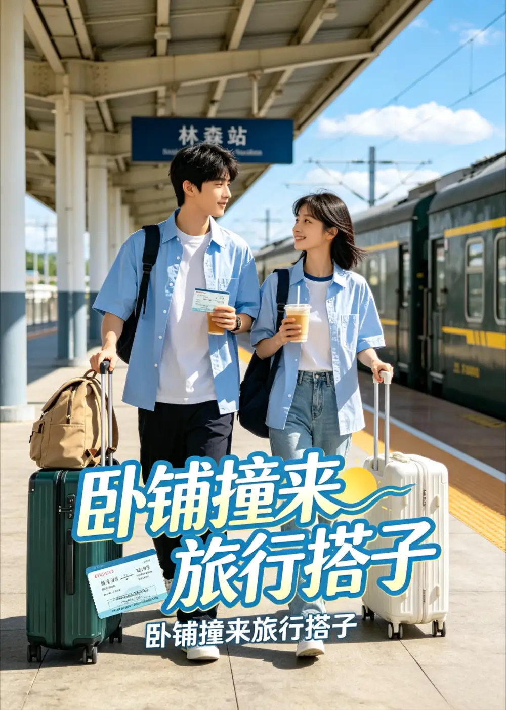 短剧《卧铺撞来旅行搭子 (100集)》海报