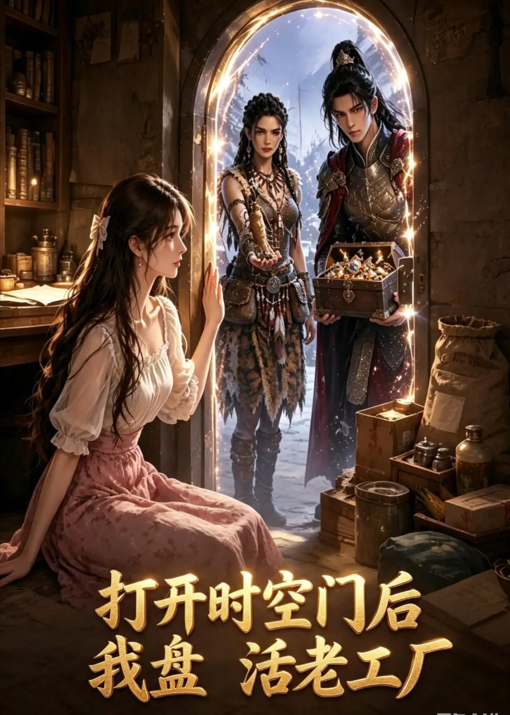 短剧《打开时空门后我盘活老工厂 (100集)》海报
