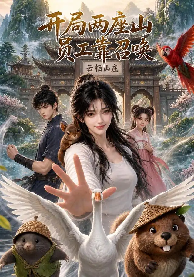短剧《开局两座山员工靠召唤 (70集)》海报