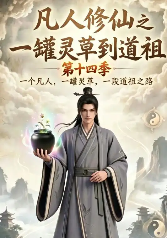 短剧《凡人修仙之一罐灵草到道祖第十四季 (110集)》海报