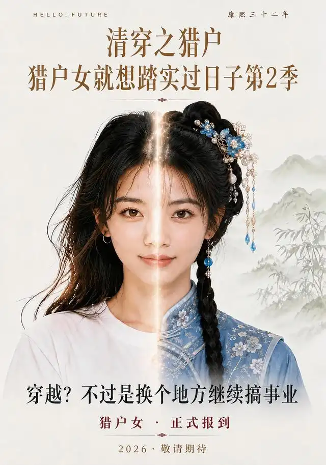短剧《清穿之猎户猎户女就想踏实过日子第2季 (60集)》海报