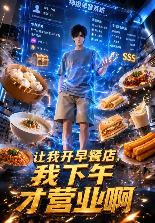 短剧《让我开早餐店我下午才营业啊 (80集)》海报