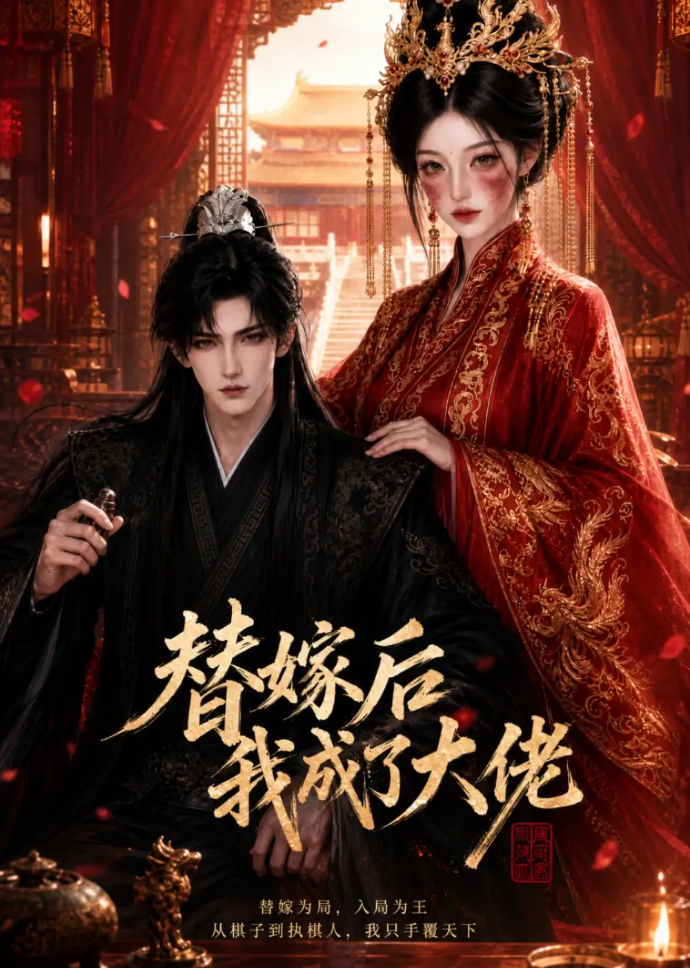 短剧《替嫁质子后我成了大佬 (45集)》海报