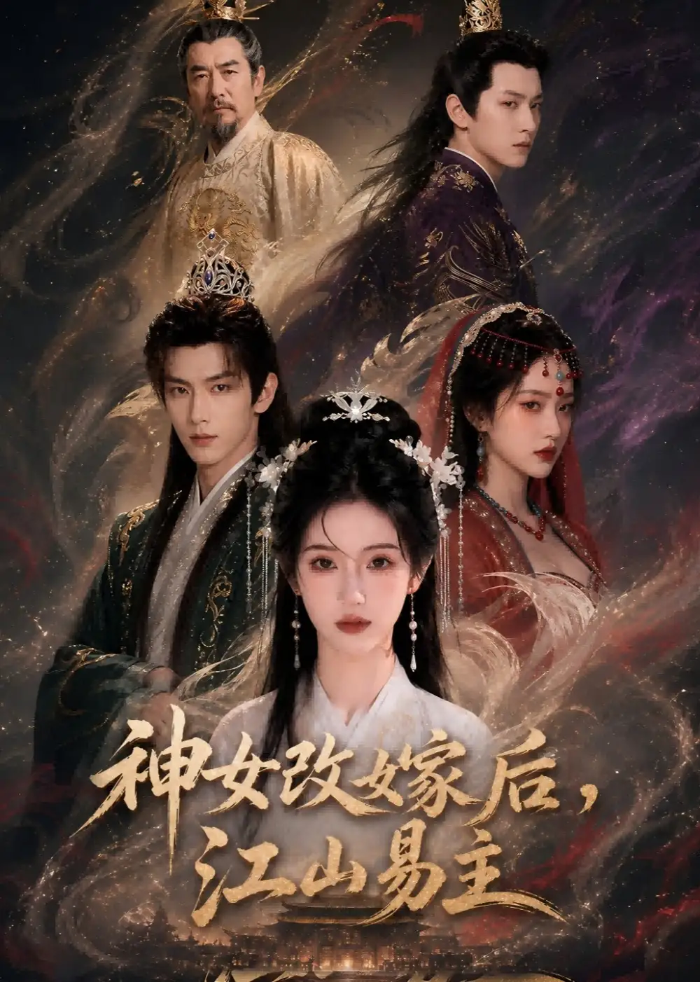 短剧《神女改嫁后江山易主 (60集)》海报