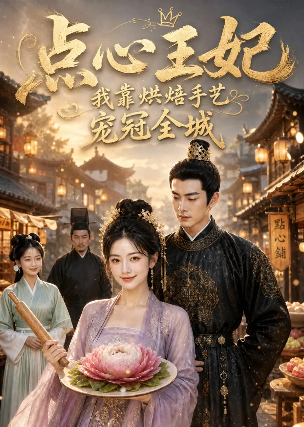 短剧《点心王妃我靠烘焙手艺宠冠全城 (40集)》海报