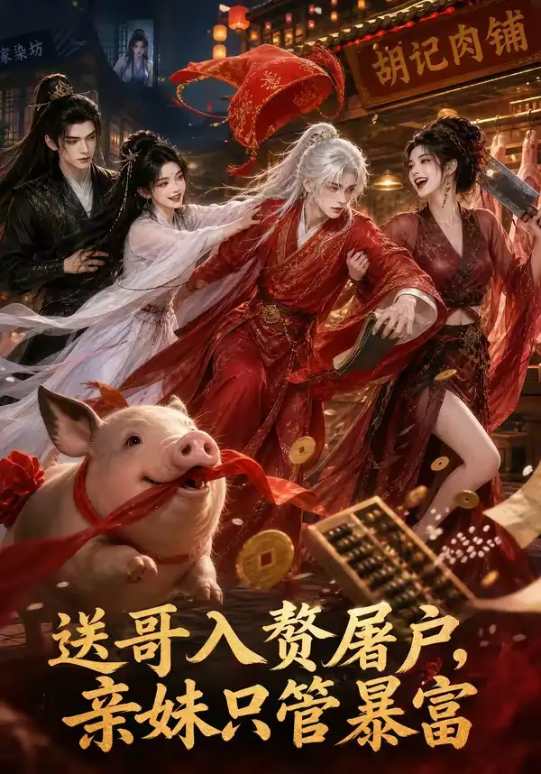 短剧《送哥入赘屠户亲妹只管暴富 (87集)》海报