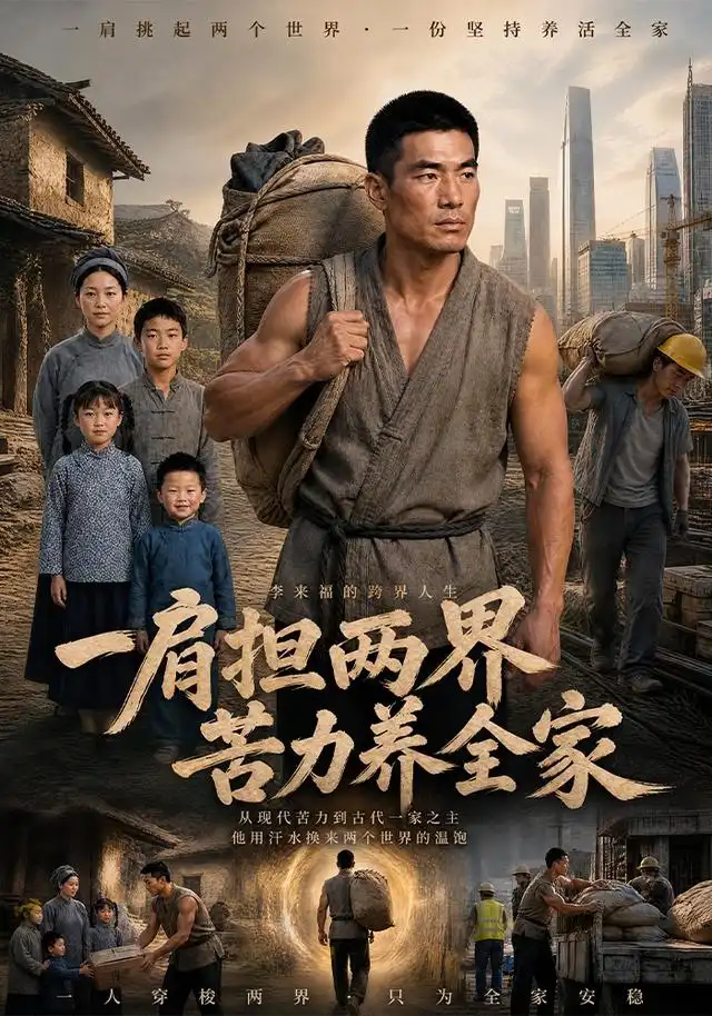 短剧《一肩担两界苦力养全家 (60集) AI短剧》海报