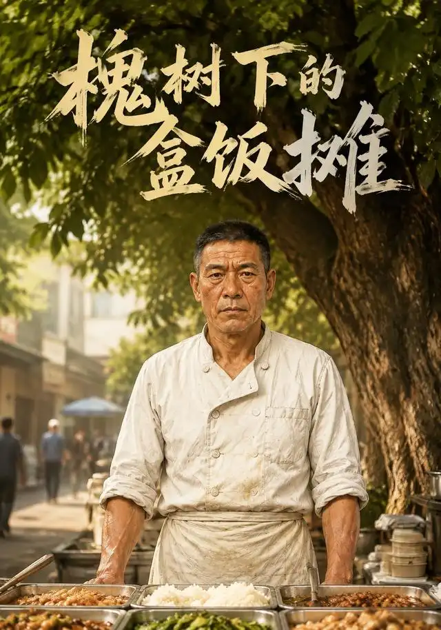 短剧《槐树下的盒饭摊 (72集) AI短剧》海报