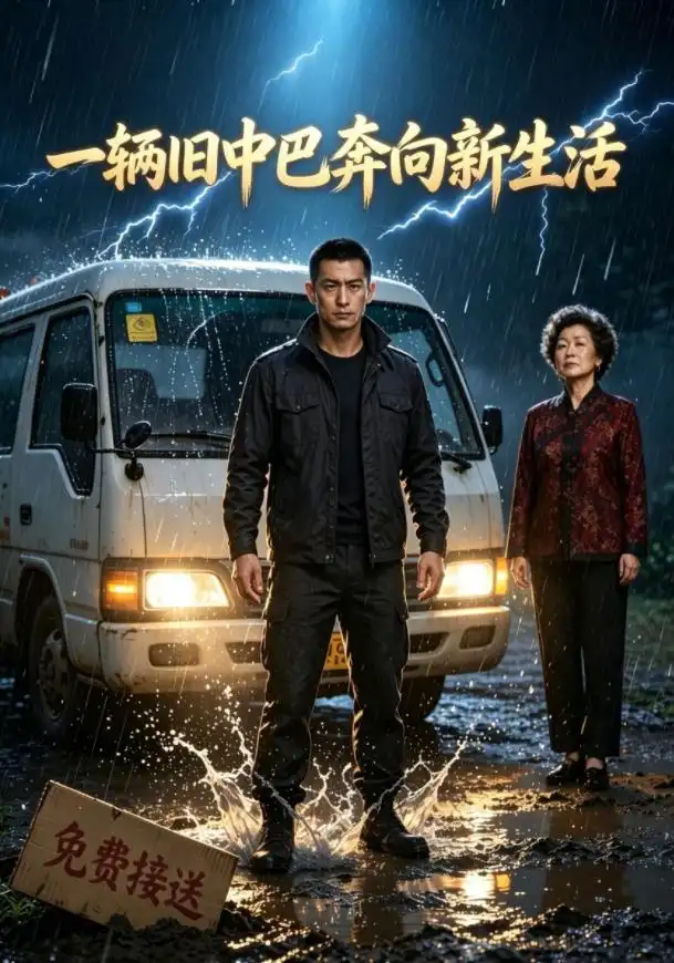 短剧《一辆旧中巴奔向新生活 (82集) AI短剧》海报