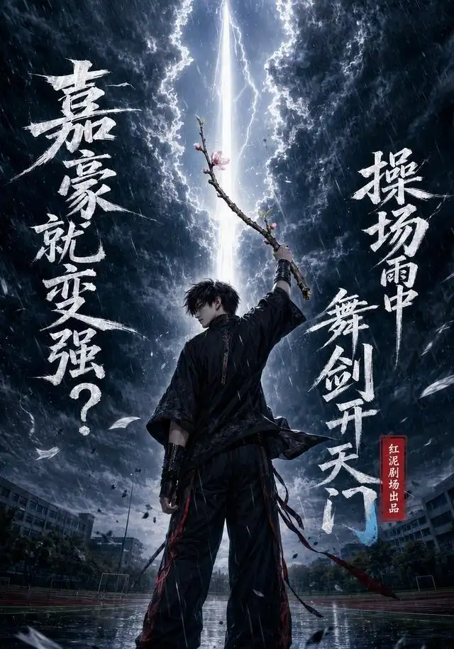 短剧《嘉豪就变强操场雨中舞剑开天门 (68集)》海报