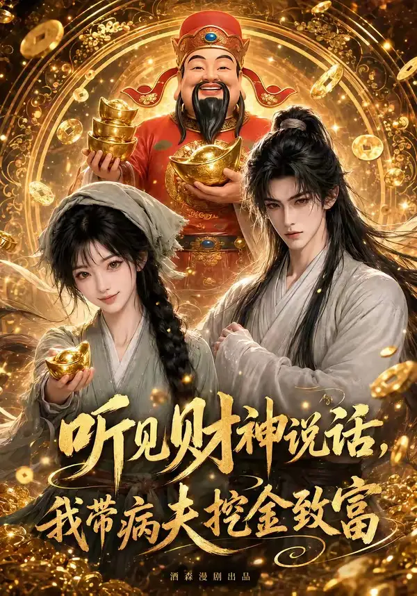 短剧《听见财神说话我带病夫挖金致富 (125集)》海报