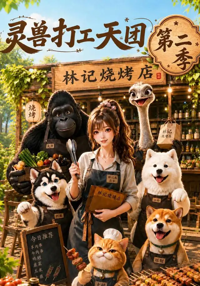 短剧《灵兽打工天团第二季 (119集)》海报