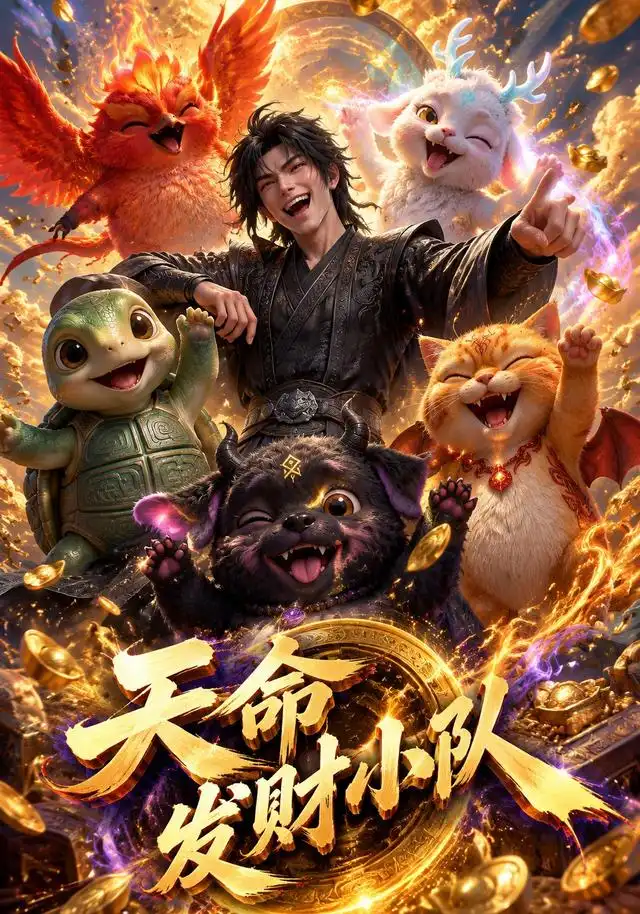 短剧《天命发财小队 (98集)》海报
