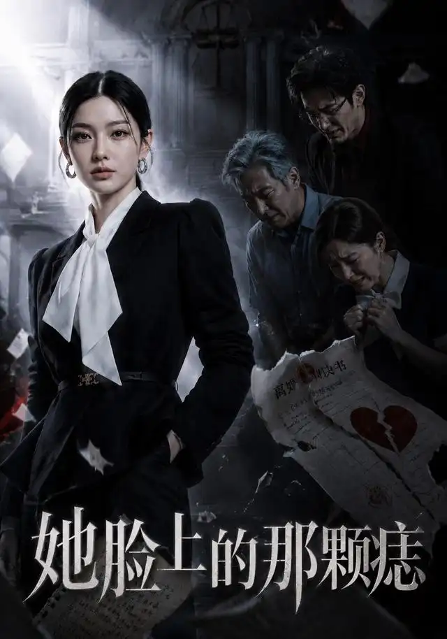 短剧《她脸上的那颗痣 (54集) AI短剧》海报
