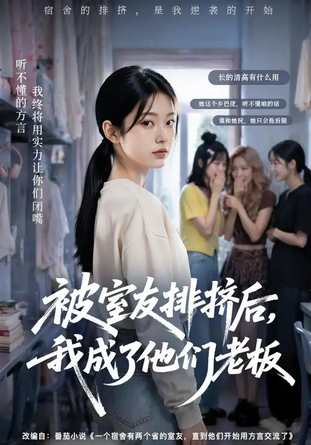 短剧《被室友排挤后我成了他们老板 (60集) AI短剧》海报