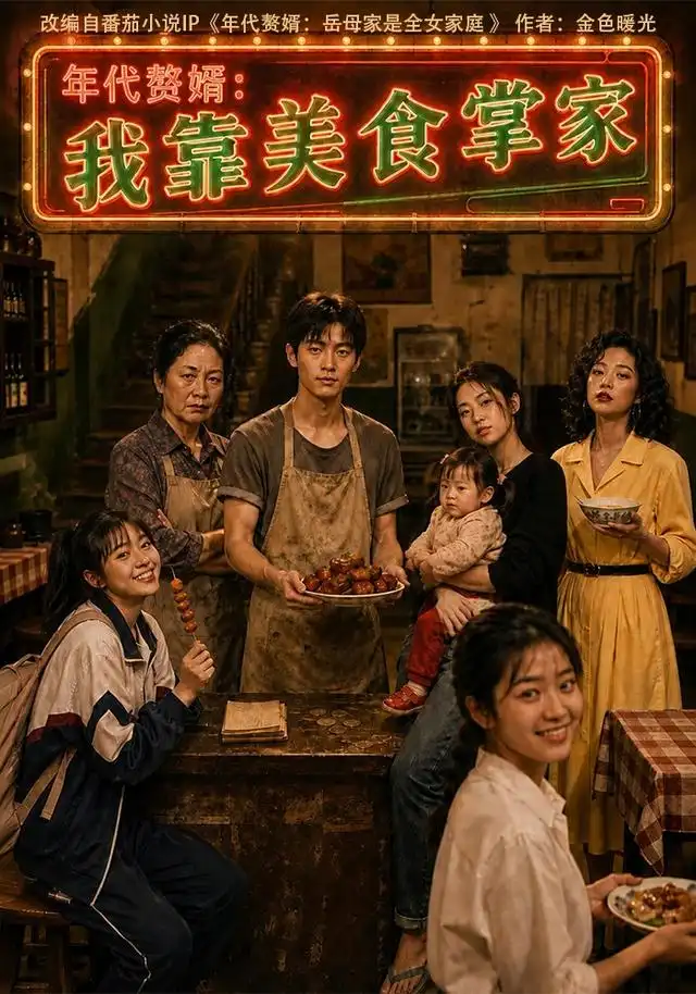 短剧《年代赘婿我靠美食掌家 (100集)》海报