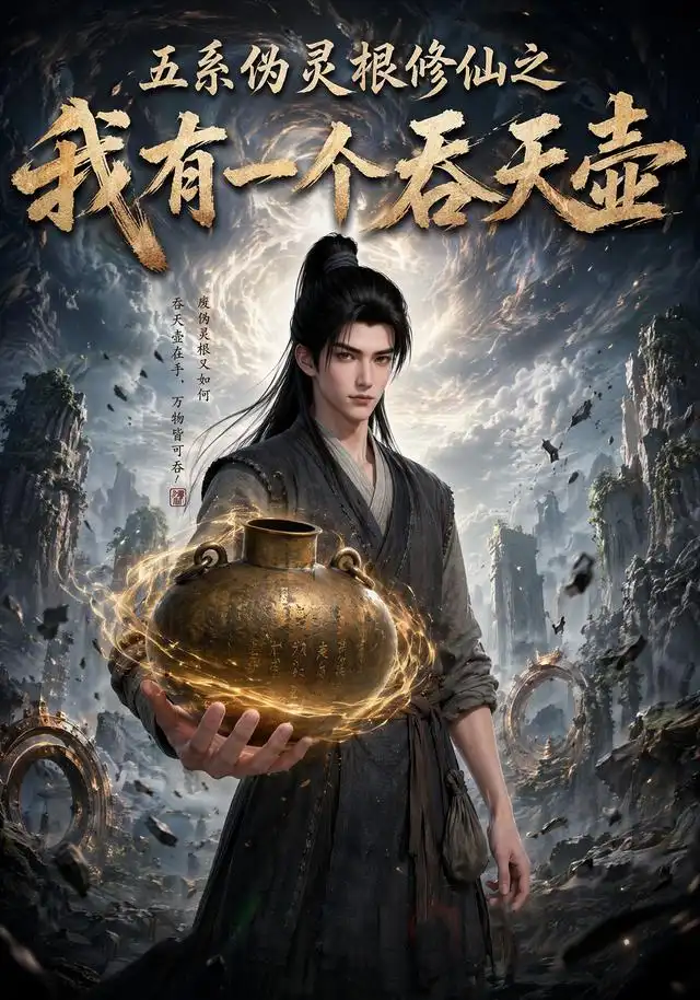 短剧《五系伪灵根修仙之我有一个吞天壶 (80集)》海报