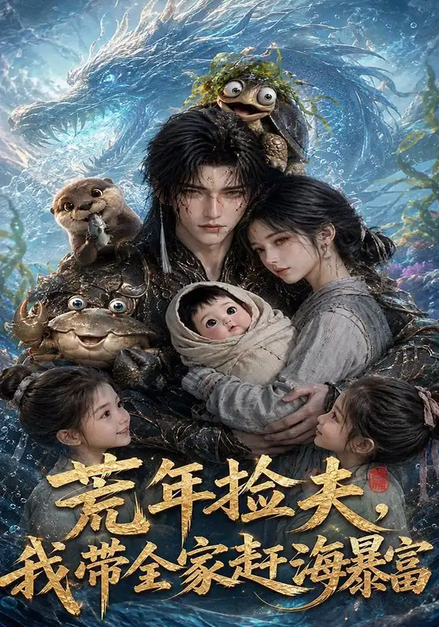 短剧《荒年捡夫我带全家赶海暴富 (118集)》海报