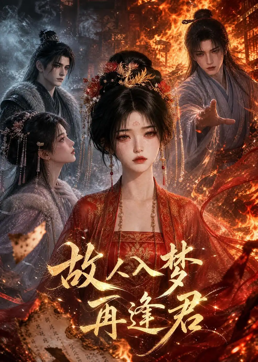 短剧《故人入梦再逢君 (75集)》海报