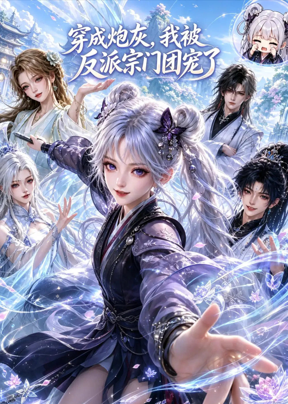 短剧《穿成炮灰我被反派宗门团宠了 (60集)》海报