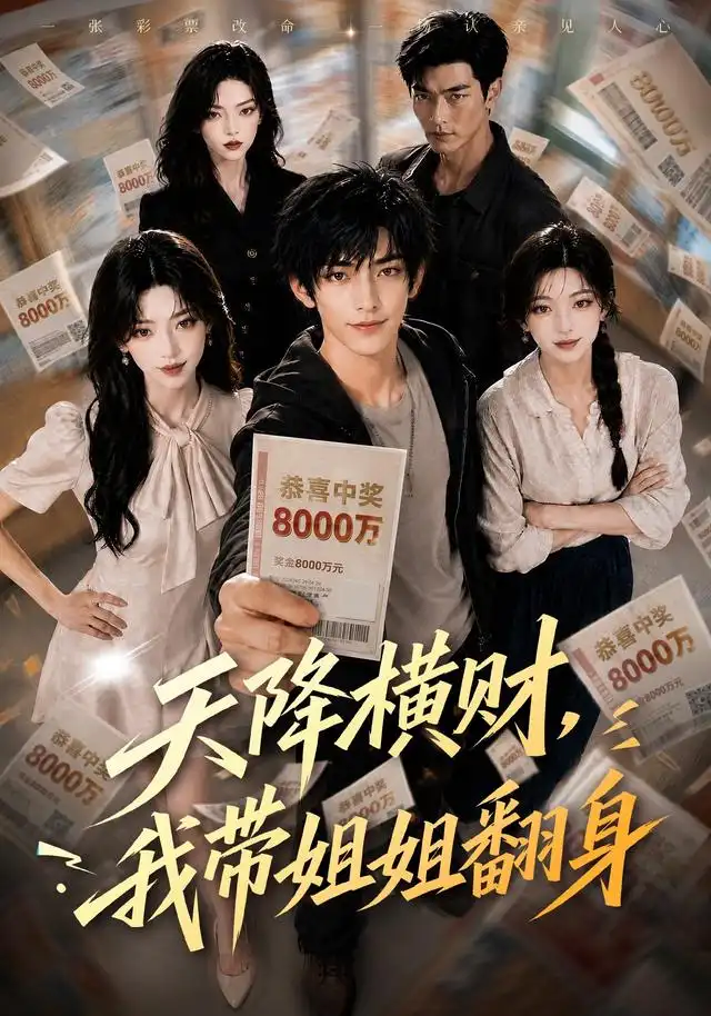 短剧《天降横财我带姐姐翻身 (82集)》海报