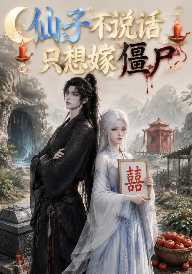 短剧《仙子不说话只想嫁僵尸 (55集)》海报