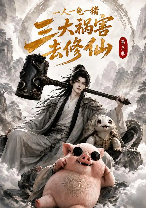 短剧《一人一龟一猪三大祸害去修仙第三季 (141集)》海报
