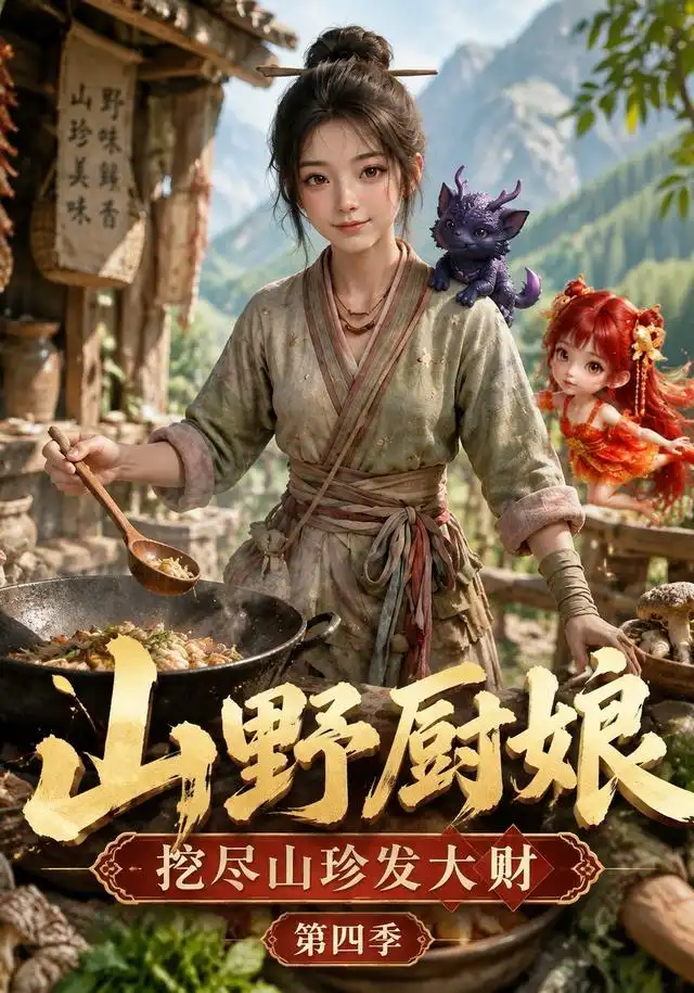 短剧《山野厨娘挖尽山珍发大财第四季 (80集)》海报