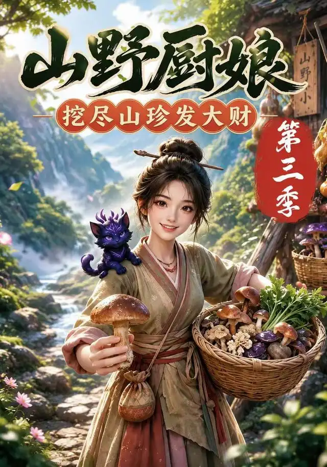 短剧《山野厨娘挖尽山珍发大财第三季 (78集)》海报