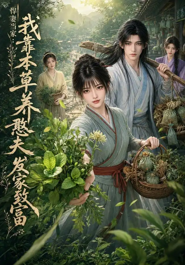 短剧《悍妻当家我靠本草养憨夫发家致富 (100集)》海报