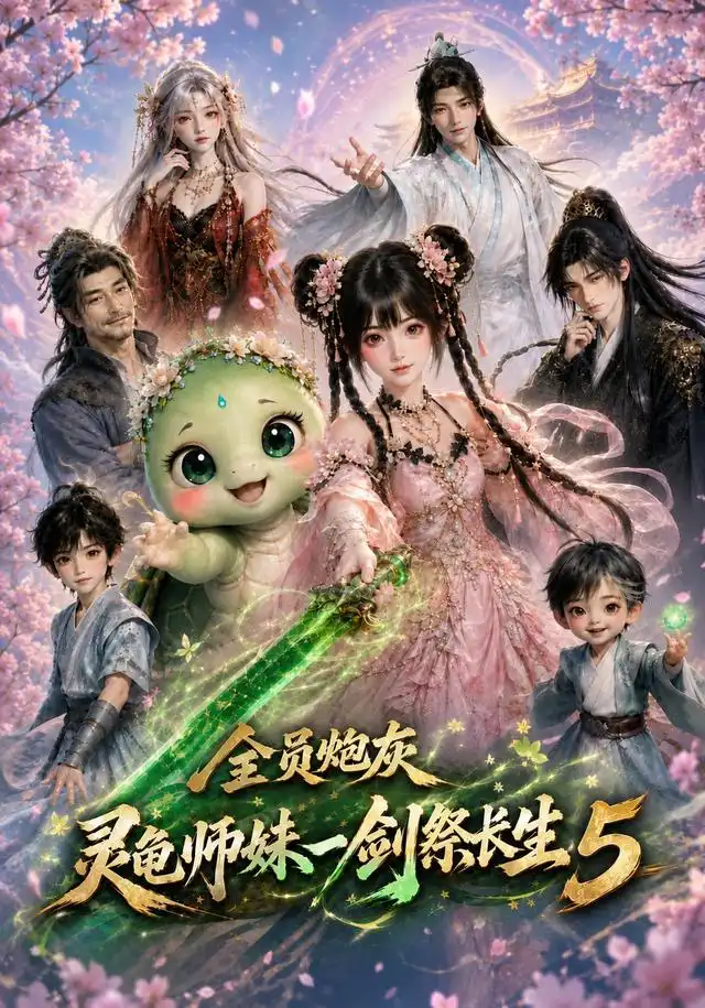 短剧《全员炮灰灵龟师妹一剑祭长生5 (110集)》海报