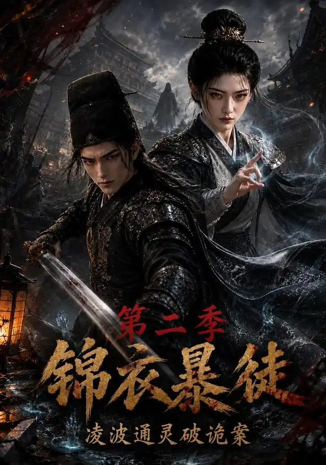 短剧《锦衣暴徒凌波通灵破诡案第二季 (138集)》海报