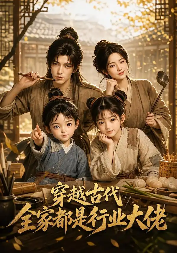 短剧《穿越古代全家都是行业大佬 (135集)》海报