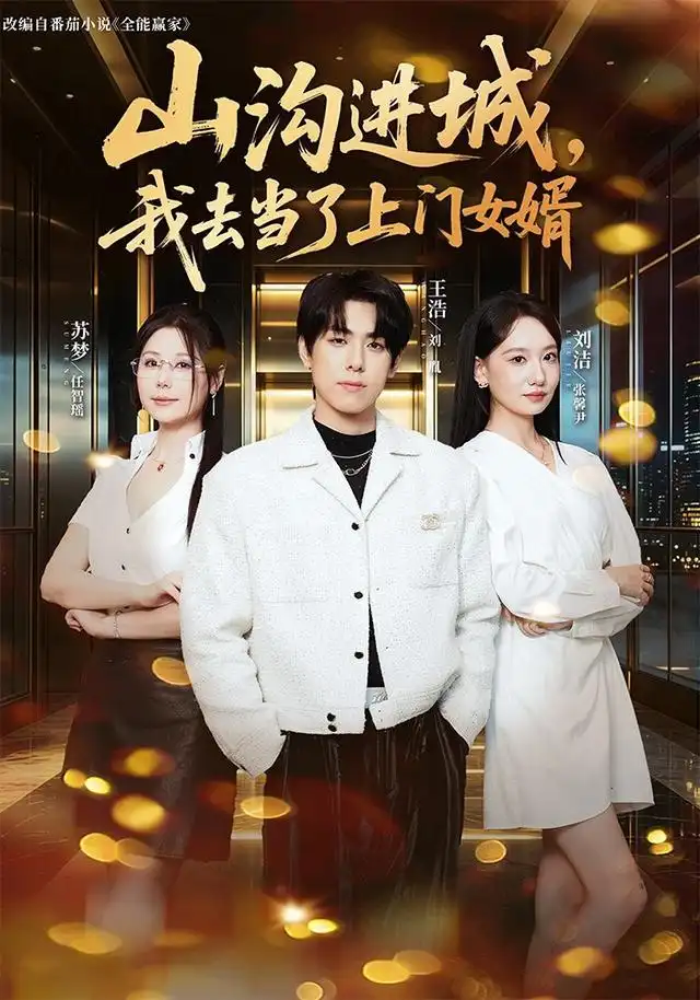 短剧《山沟进城我去当了上门女婿 (80集) 刘胤&张馨尹》海报
