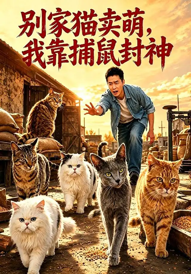短剧《别家猫卖萌我靠捕鼠封神 (65集) 赵焕城&林学》海报