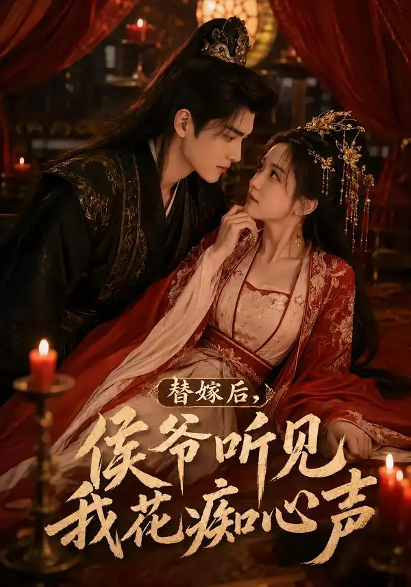 短剧《替嫁后侯爷听见我花痴心声 (52集)》海报