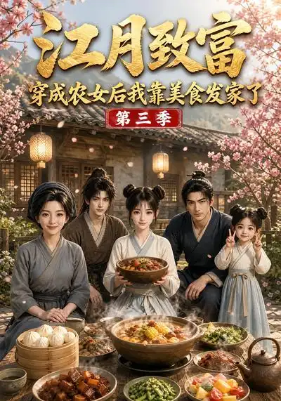 短剧《江月致富穿成农女后我靠美食发家了第三季 (112集)》海报