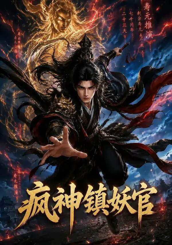 短剧《疯神镇妖官 (100集)》海报