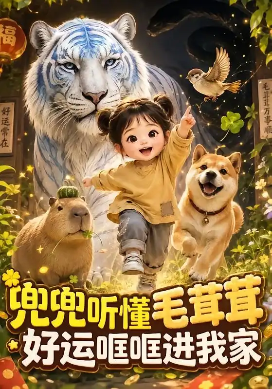 短剧《兜兜听懂毛茸茸好运哐哐进我家 (100集)》海报