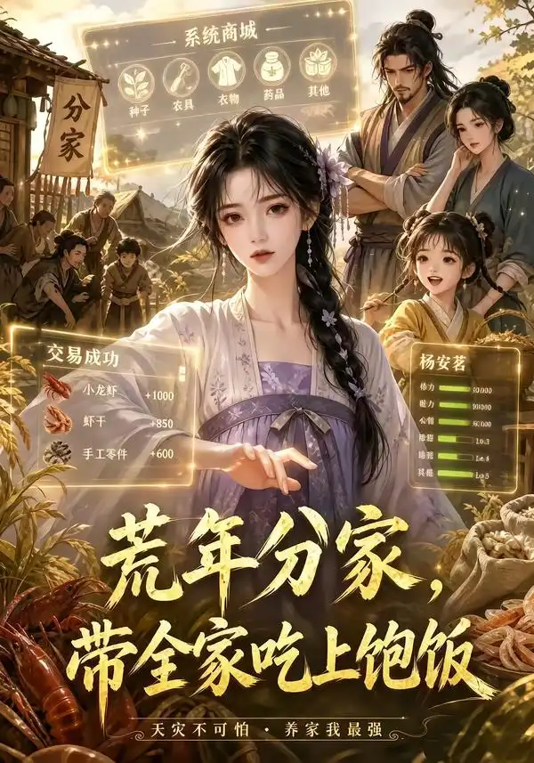 短剧《荒年分家带全家吃上饱饭 (65集)》海报